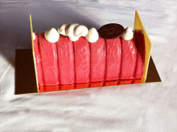 Buche Douce cerise 2025 - Aux Délices de Christophe